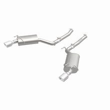 Load image into Gallery viewer, MagnaFlow Axle-Back Stainless Dual Split 4in Polished Tips 10-15 Chevrolet Camaro Convert. 3.6L V6 - 15354
