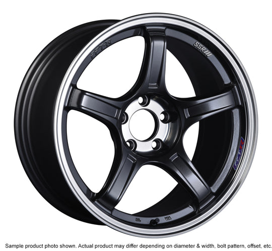 SSR GTX03 18x10.5 5x114.3 12mm Offset Gun Metallic Wheel Wheel - XC18105+1205GGM