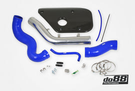 do88 Volvo S60 V60 V70 T6 Inlet Pipe Blue Hoses Carbon fiber cover - IR-120-MK-B