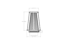 Load image into Gallery viewer, aFe POWER Universal Clamp-On Air Filter w/ D2 Dura-Dry Media - 3in F x 5in B x 3-1/2in T x 7in H - 21-30507V