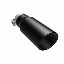 Load image into Gallery viewer, MagnaFlow Tip Stainless Black Coated Single Wall Round Single Outlet 5in Dia 3.5in Inlet 14.5in L - 35237