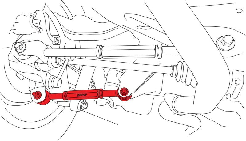 SPC Performance 03-06 Subaru Baja/00-09 Legacy/Outback Rear Camber Kit (SINGLE ARM-REQUIRES 2) - 67665