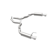 Load image into Gallery viewer, MagnaFlow Axle Back, SS, 3in, Competition, Dual Split Polished 4.5in Tip 2015 Ford Mustang GT V8 5.0 - 19103