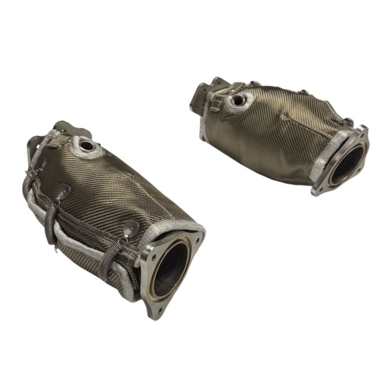 Kooks 23+ Chevrolet Corvette C8 Z06/LT6 5.5L 3in. SS 5in. Bodied Ultra-GREEN Conn. w/Blankets - 218133BK