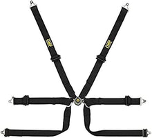 Load image into Gallery viewer, OMP Safety Harness Tecnica 2In Prot Black Pull Up - (Fia 8853-2016) - DA0-0206-A02-071