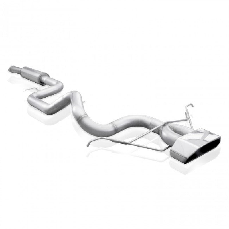 Stainless Works 2013-18 Ford Focus ST 3in Catback Vintage Round Muffler Wide Tip - FC13CB-WT