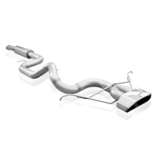 Stainless Works 2013-18 Ford Focus ST 3in Catback Vintage Round Muffler Wide Tip - FC13CB-WT