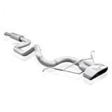 Stainless Works 2013-18 Ford Focus ST 3in Catback Vintage Round Muffler Wide Tip - FC13CB-WT