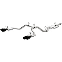 Load image into Gallery viewer, MagnaFlow 2021 Chevrolet Tahoe V8 5.3L Street Series Cat-Back Exhaust - Black Chrome Tips - 19541