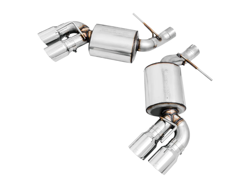 AWE Tuning 16-19 Chevrolet Camaro SS Axle-Back Exhaust - Touring Edition (Quad Chrome Silver Tips) - 3015-42093
