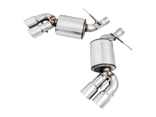 AWE Tuning 16-19 Chevrolet Camaro SS Axle-Back Exhaust - Touring Edition (Quad Chrome Silver Tips) - 3015-42093