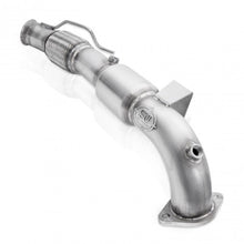 Load image into Gallery viewer, Stainless Works 2016-18 Ford Focus RS 3in High-Flow Cats Downpipe Factory Connection - FCRS16DPCAT