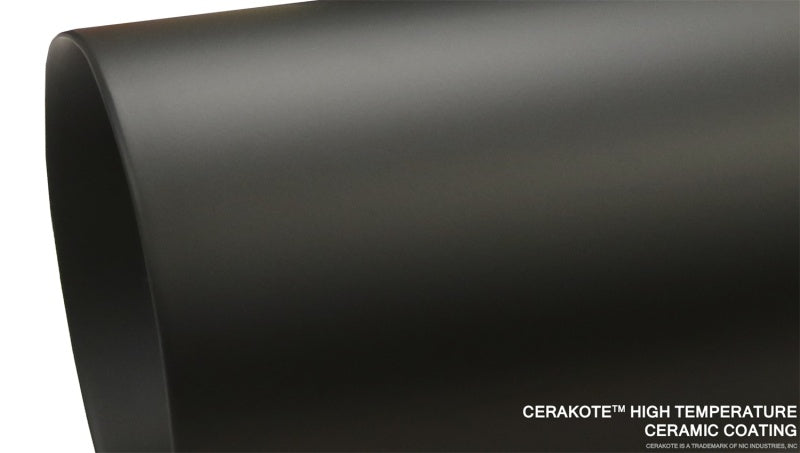 Corsa 2019-24 Ram 1500 5.7L Crew Cab w/ 57in or 76in Bed Cat-Back Dual Rr Exit 5in Blk Cerakote Tips - 21035BPC