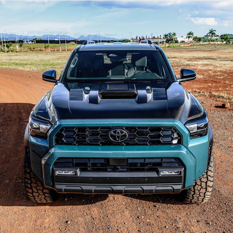 Seibon 2024 Toyota Tacoma TS-Style Carbon Fiber Hood - HD24TYTA-TS