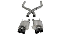 Load image into Gallery viewer, Corsa 2013-2014 Ford Mustang Shelby GT500 5.8L V8 Black Sport Axle-Back + XO Exhaust - 14323BLK