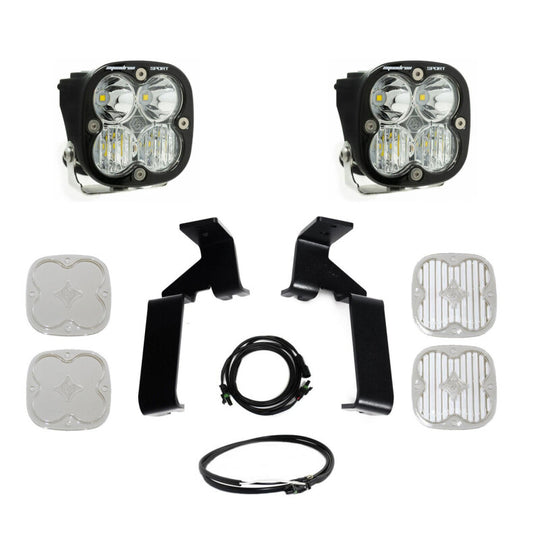 Baja Designs 21-25 Ford Raptor (Base/37/R) Squadron Sport A-Pillar Kit - 448070