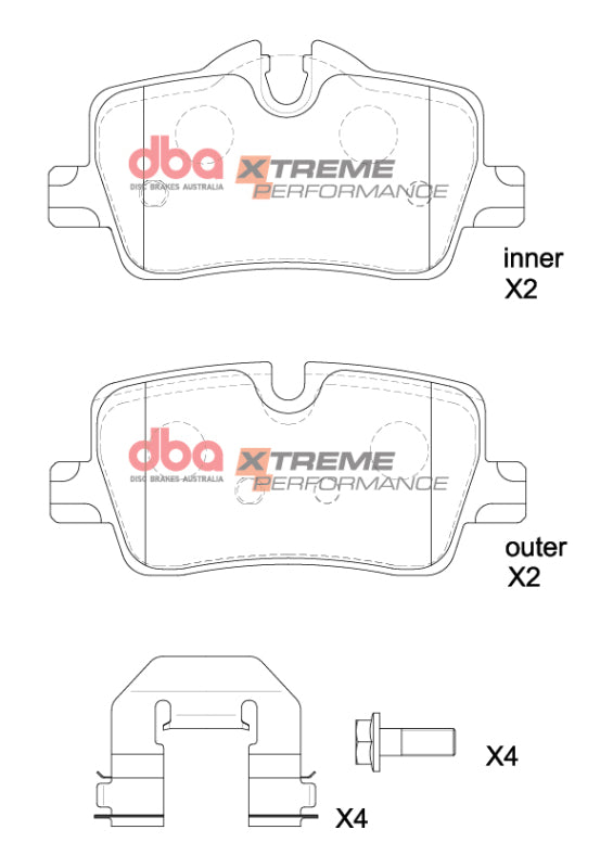 DBA 2023+ BMW 420i XP Performance Rear Brake Pads - DB15191XP