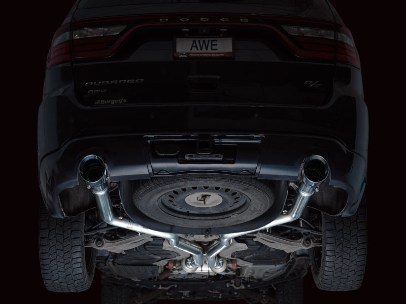 AWE Tuning 11-24 Dodge Durango 5.7L Track Edition Exhaust w/ Chrome Silver Tips - 3020-32575