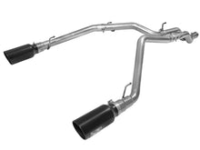 Load image into Gallery viewer, aFe MACHForce XP DPF-Back Exhaust 3in SS w/ 6in Black Tips 2014 Dodge Ram 1500 V6 3.0L EcoDiesel - 49-42044-B