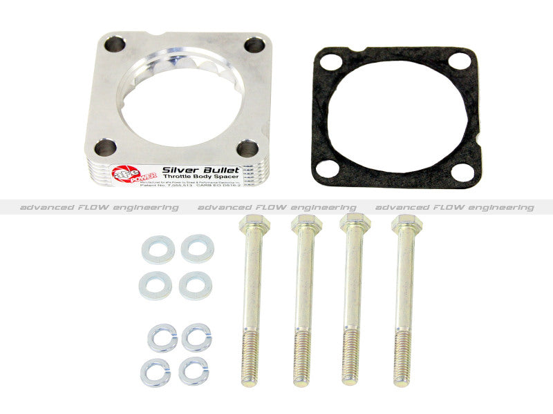 aFe Silver Bullet Throttle Body Spacer 12 Honda Civic Si / 08-12 Honda Accord / 09-12 Acura TSX - 46-37001