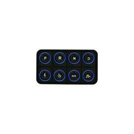 AEM EV 8 Button Keypad CAN Based Programmable Backlighting - 30-8400
