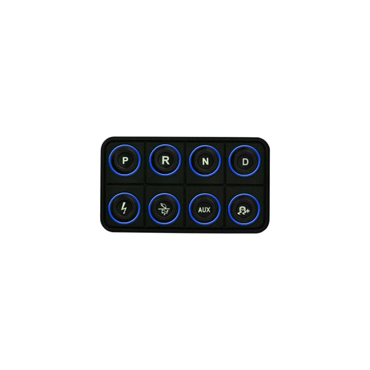 AEM EV 8 Button Keypad CAN Based Programmable Backlighting - 30-8400