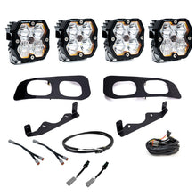 Load image into Gallery viewer, Baja Designs 2023+ Ford SD Squardon Pro 2.0 Dual Fog Pocket Kit Upfitter (Multi Patterns) - Clear - 440035UP