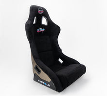 Load image into Gallery viewer, NRG FRP Bucket Seat ULTRA Edition - Large (Black Alcantara/Gold Glitter Back) - FRP-302BK-ULTRA