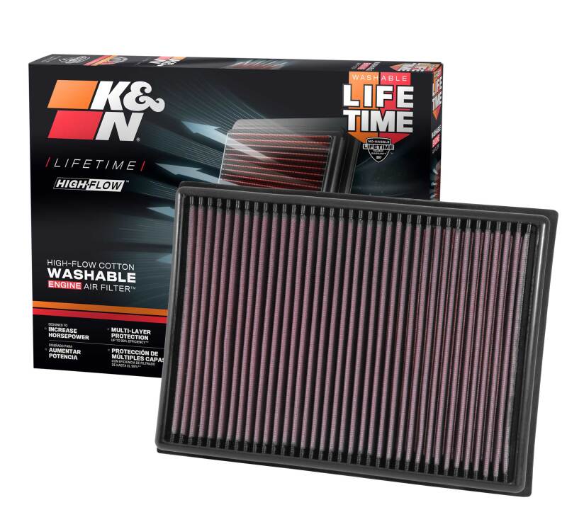 K&N 10 Toyota 4 Runner 4.0L V6 / 2010 FJ Cruiser 4.0L-V6 Drop In Air Filter - 33-2438
