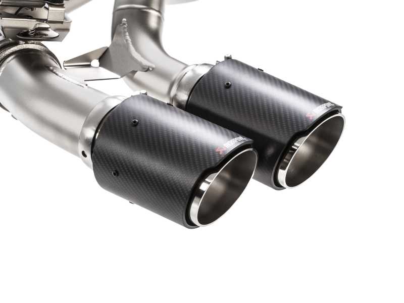 Akrapovic 16-17 BMW M2 F87 (Excl M2 Competition) Evolution Line Cat Back (Titanium) w/Carbon Tips - ME-BM/T/8H
