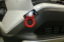 Load image into Gallery viewer, Cusco 2019+ Toyota RAV4 (XA5 - 5th Gen) Steel Folding Type Tow Hook Front Only - Red