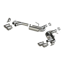 Load image into Gallery viewer, MBRP 16-19 Chevrolet Camaro V6 2.5in T304 NPP Dual Axle Back Exhaust w/ 4in Quad Dual Wall Tips - S7039304