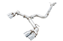 Load image into Gallery viewer, AWE Tuning MK7.5 Golf R Track Edition Exhaust w/Chrome Silver Tips 102mm - 3015-42140