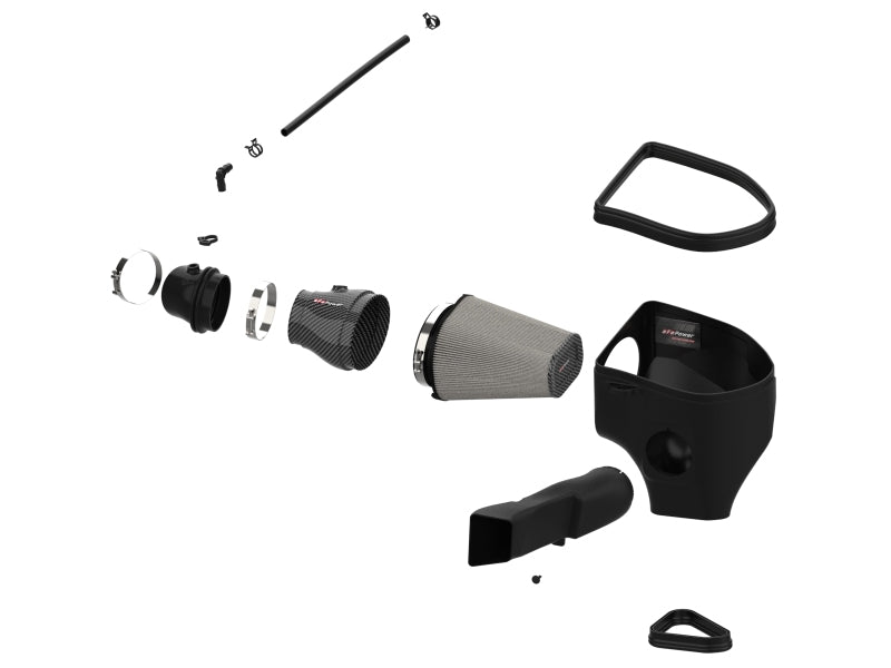 aFe Dodge Charger SRT Hellcat Redeye 21-23 V8-6.2L Track Series Stage-2 Carbon Fiber Intake System - 57-10027D