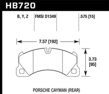 Load image into Gallery viewer, Hawk 10-16 Porsche Panamera / 08-15 Porsche Cayenne LTS Street Front Brake Pads - HB720Y.575