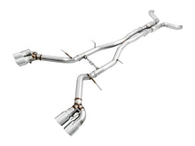 Load image into Gallery viewer, AWE Tuning 16-19 Chevy Camaro SS Resonated Cat-Back Exhaust -Track Edition (Quad Chrome Silver Tips) - 3015-42090