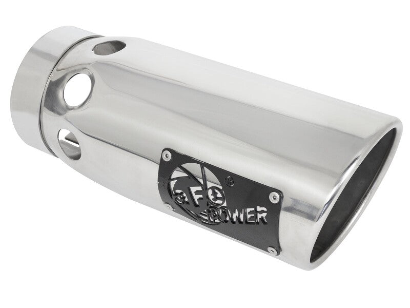 aFe Apollo GT Series 4in 409SS Cat Back Exh System Polished Tip 14-18GM Silverado 1500 V8-6.2L - 49-44116-P