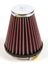 Load image into Gallery viewer, K&amp;N Universal Chrome Filter 2.063in Flange ID x 3.5in Base OD x 2in Top OD x 4in H - RC-1200