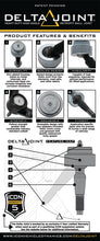 Load image into Gallery viewer, ICON 20-23 Ford Ranger Steel Knuckle Delta Joint Kit - ico614557