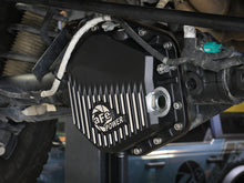 Load image into Gallery viewer, aFe Ford Bronco Raptor 22-25 V6-3.0L POWER Pro Series Rear Differential Cover Black w/ Machined Fins - 46-71460B