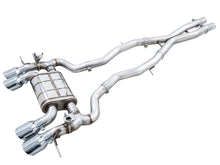 Load image into Gallery viewer, AWE Tuning SwitchPath Cat-Back Exhaust for BMW G8X M3/M4 - Chrome Silver Tips - 3025-43480