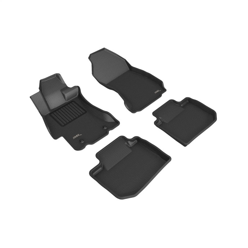 3D MAXpider 12-17 Subaru Impreza / XV Crosstrek / Crosstrek Kagu Black Full Set - L1SB00801509