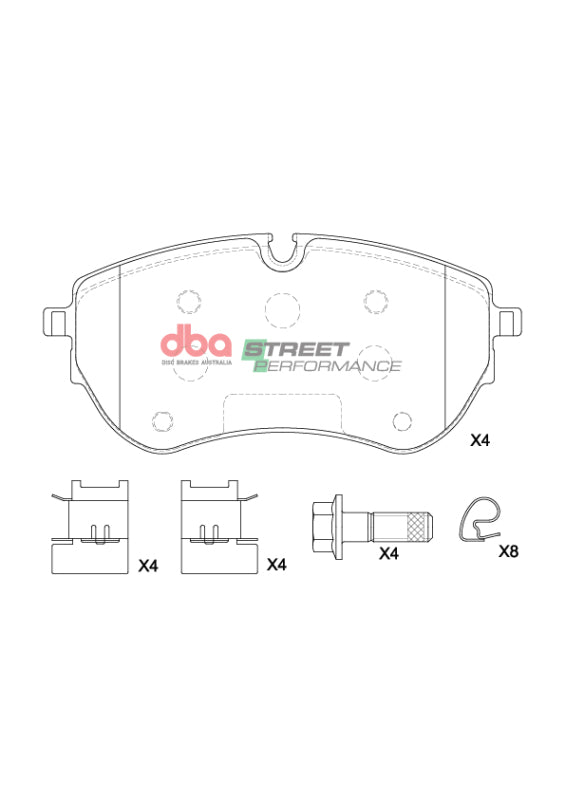 DBA 12-15 Volkswagen Amarok V6 (2DR/4DR) SP Performance Front Brake Pads - DB15001SP