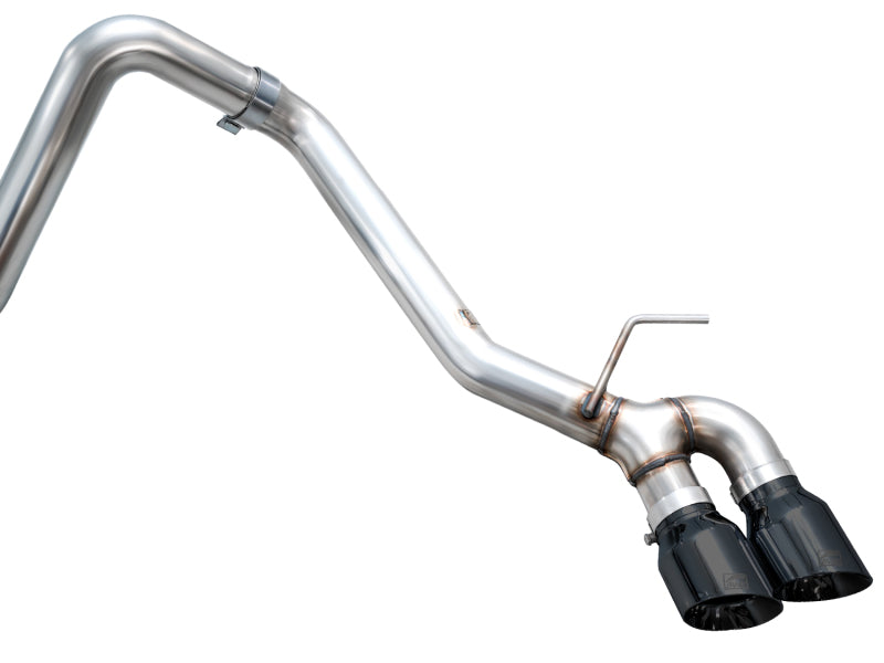 AWE Tuning Exhaust for 4th Gen Toyota Tacoma Dual Diamond Black Tips - 3015-33254