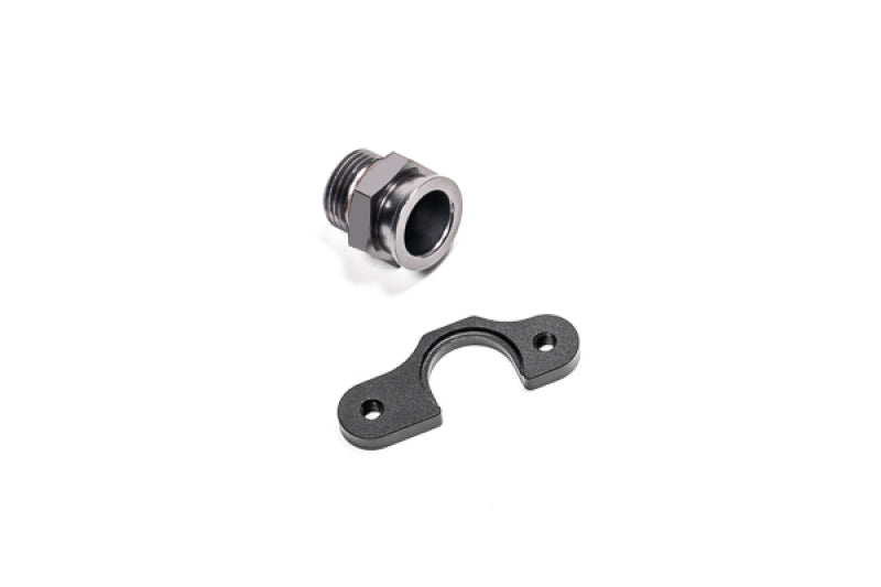 Radium Engineering Ford Sensor Adapter 8AN ORB 16mm Bore 41mm Offset Spacing M5 - 20-1303