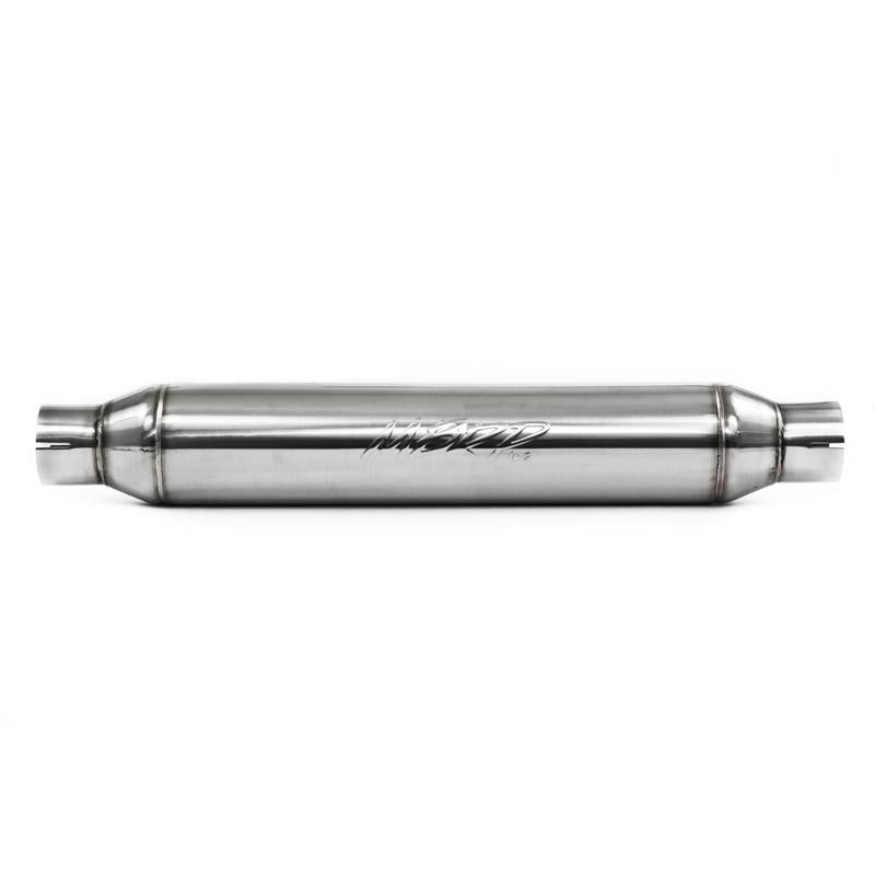 MBRP Universal Resonator 2.5in inlet/outlet 22in body 26in overall T304 - R1016