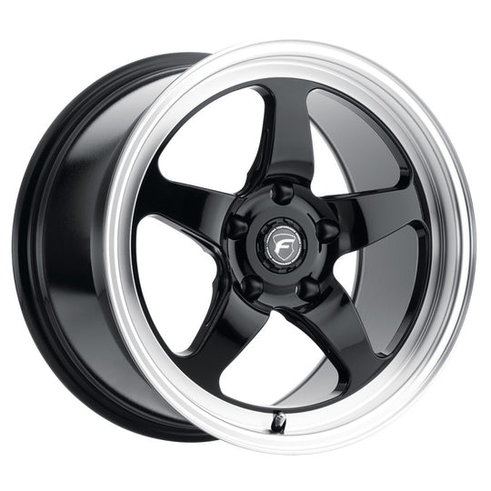 Forgestar D5 Drag 18x10 / 5x114.3 BP / ET22 / 6.4in BS Gloss Black Wheel - F09180067P22