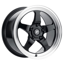 Load image into Gallery viewer, Forgestar D5 Drag 17x10 / 5x120 BP / ET45 / 7.3in BS Gloss Black Wheel - F09170022P45