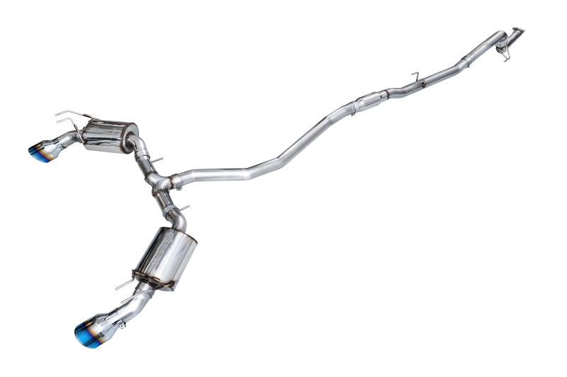 AWE 22-26 Civic Si / Acura Integra Touring Edition Dual Vapor Blue Exhaust - 3015-39331