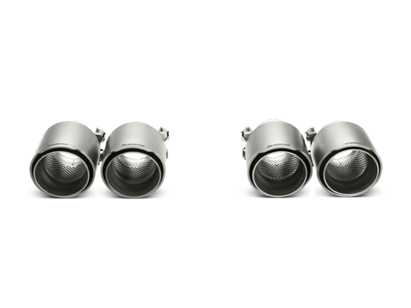 Akrapovic 14-17 BMW M3 (F80) Slip-On Line (Titanium) w/ Titanium Tips - M-BM/T/8H-T